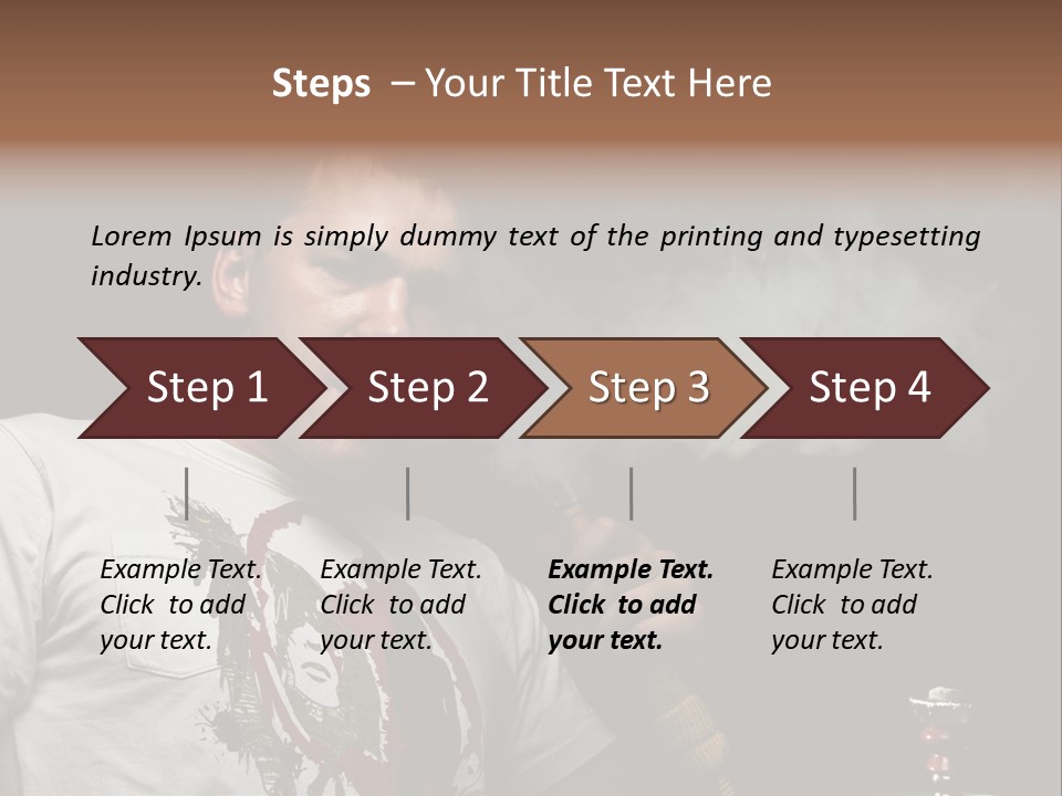Face Pleasure Jet PowerPoint Template