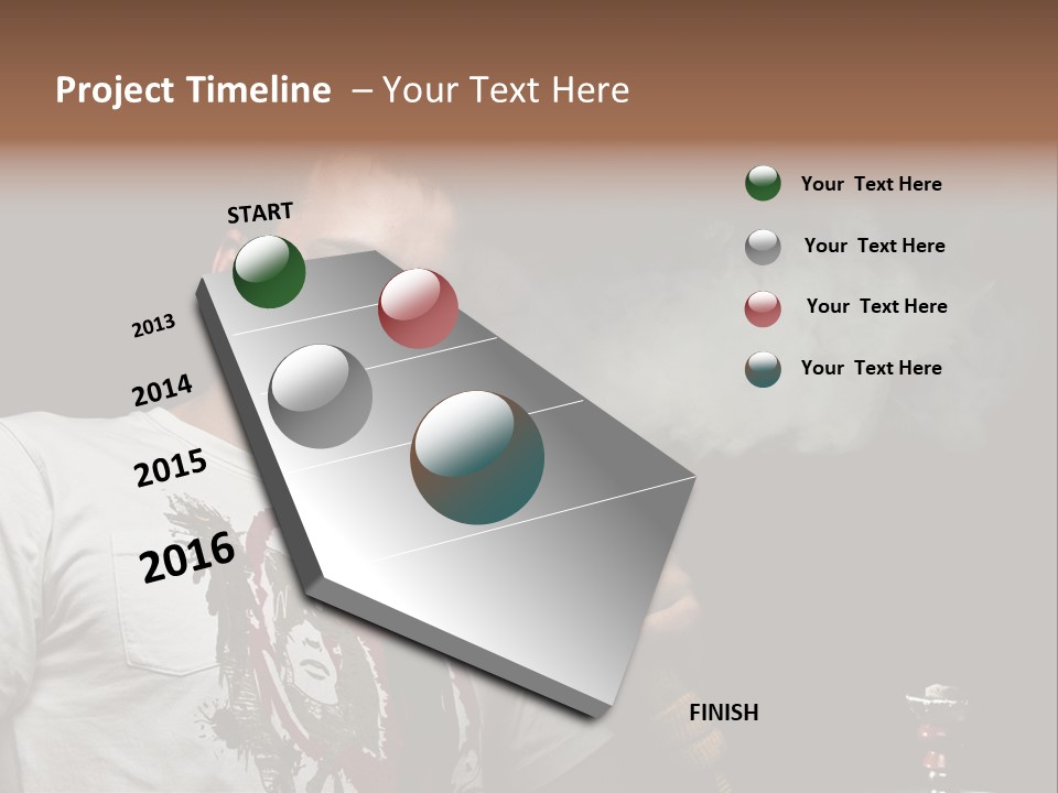 Face Pleasure Jet PowerPoint Template