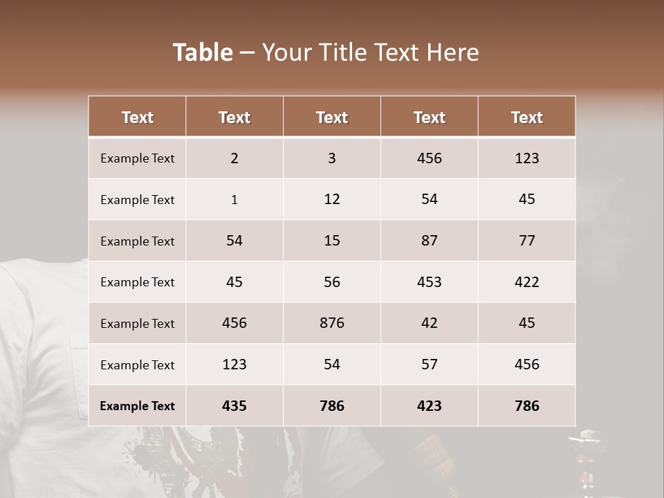 Face Pleasure Jet PowerPoint Template