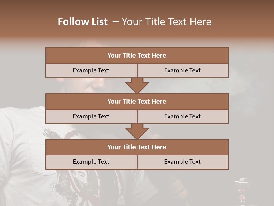 Face Pleasure Jet PowerPoint Template