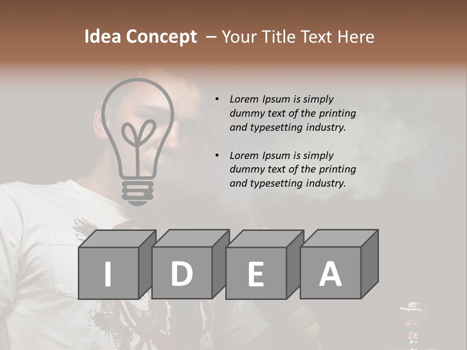 Face Pleasure Jet PowerPoint Template