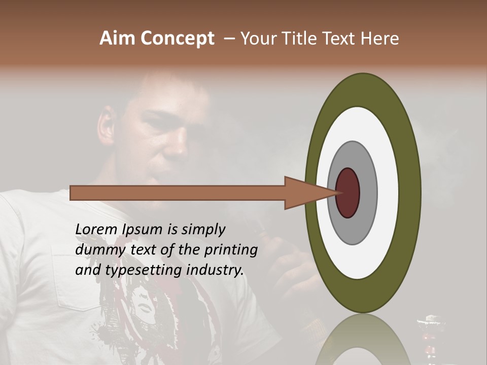 Face Pleasure Jet PowerPoint Template