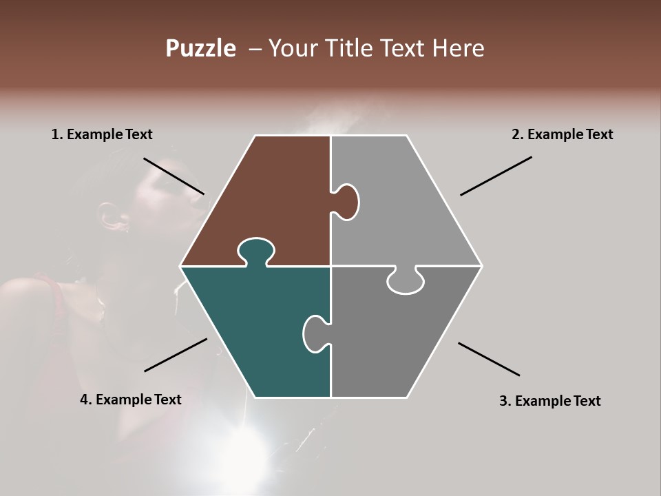 Nicotine Fashion Glamour PowerPoint Template