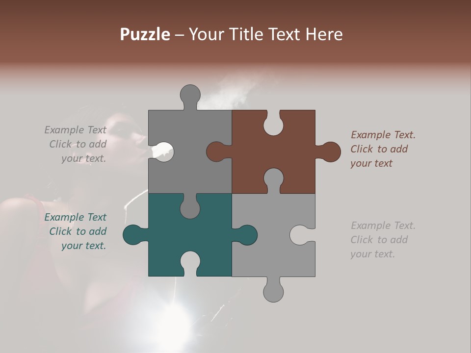 Nicotine Fashion Glamour PowerPoint Template