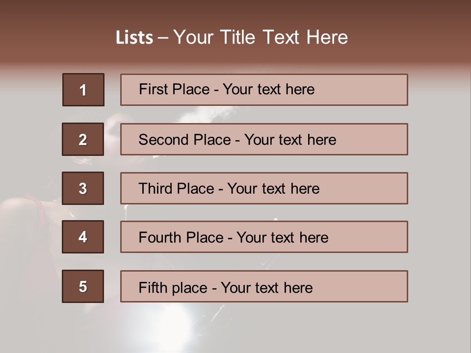 Nicotine Fashion Glamour PowerPoint Template