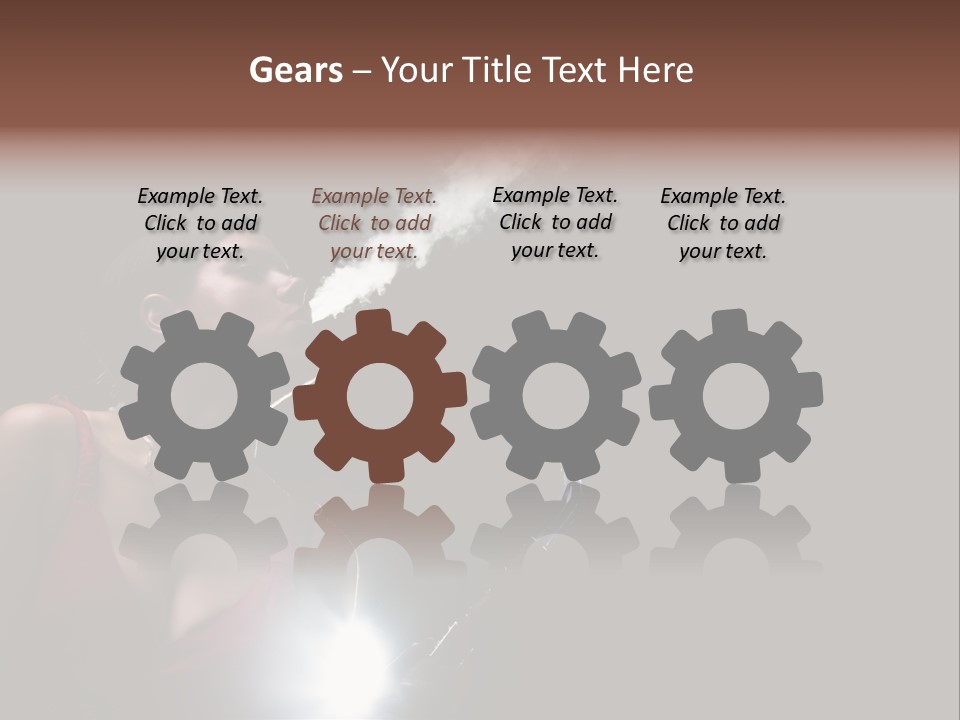 Nicotine Fashion Glamour PowerPoint Template