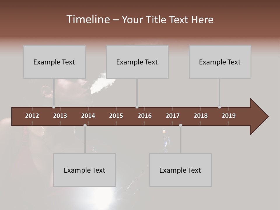 Nicotine Fashion Glamour PowerPoint Template
