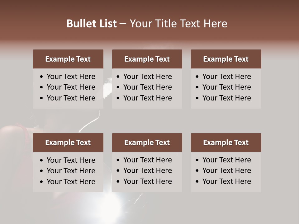 Nicotine Fashion Glamour PowerPoint Template