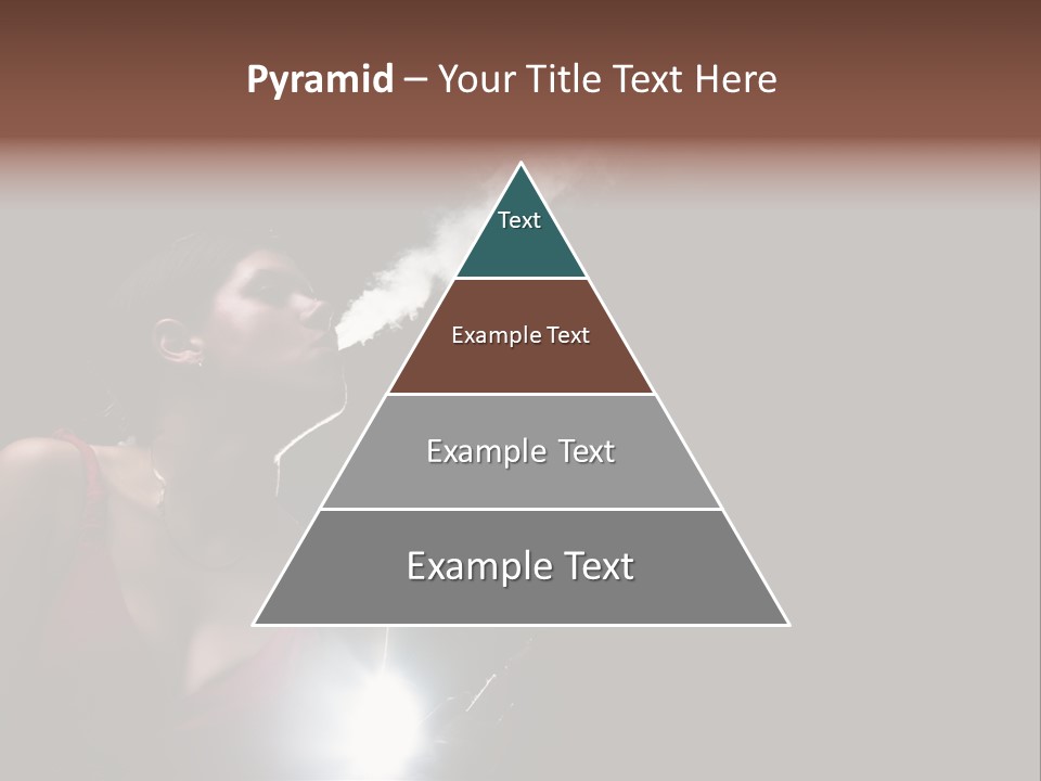 Nicotine Fashion Glamour PowerPoint Template