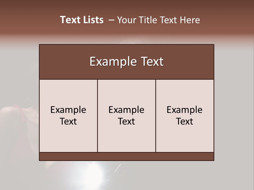 Nicotine Fashion Glamour PowerPoint Template