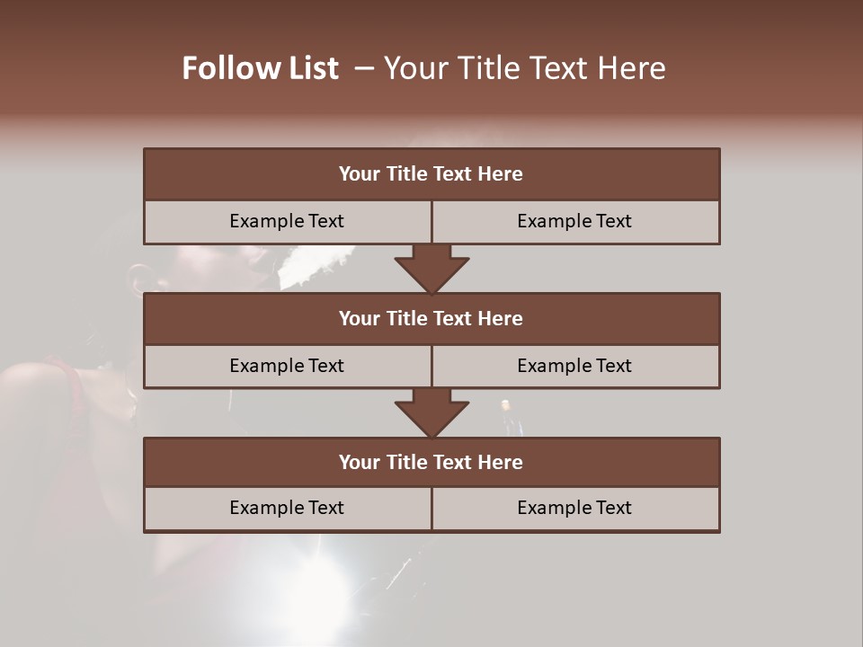 Nicotine Fashion Glamour PowerPoint Template