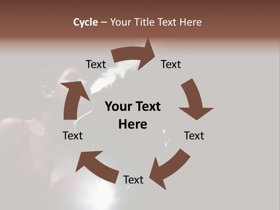 Nicotine Fashion Glamour PowerPoint Template