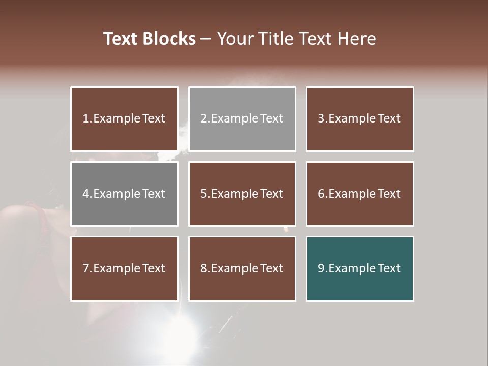 Nicotine Fashion Glamour PowerPoint Template