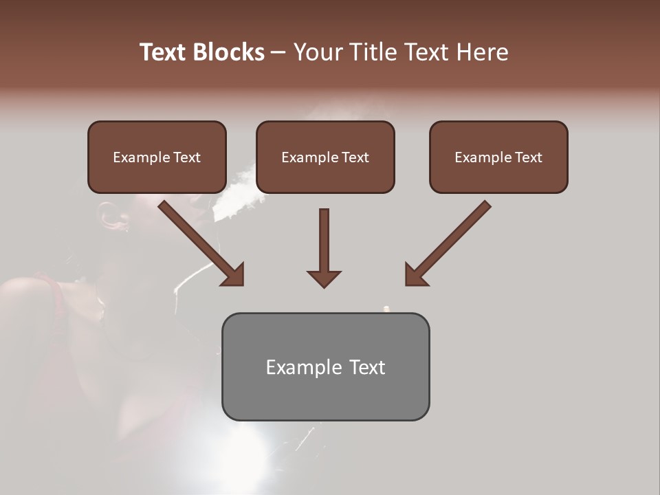 Nicotine Fashion Glamour PowerPoint Template