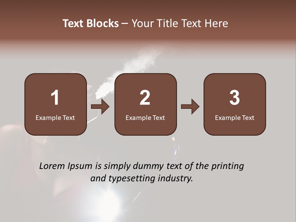 Nicotine Fashion Glamour PowerPoint Template