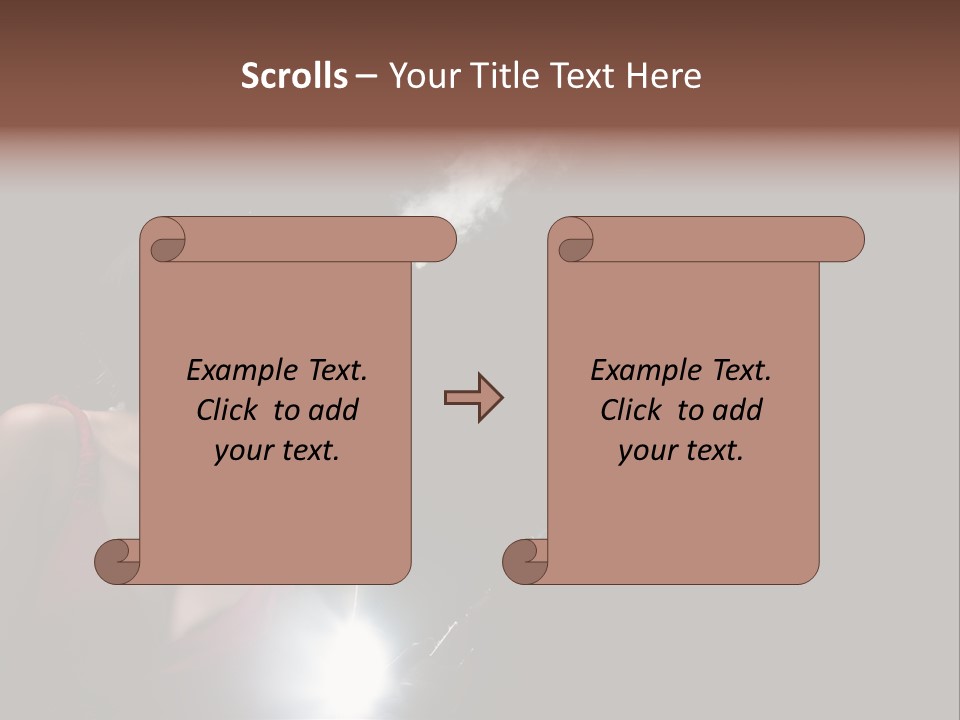 Nicotine Fashion Glamour PowerPoint Template