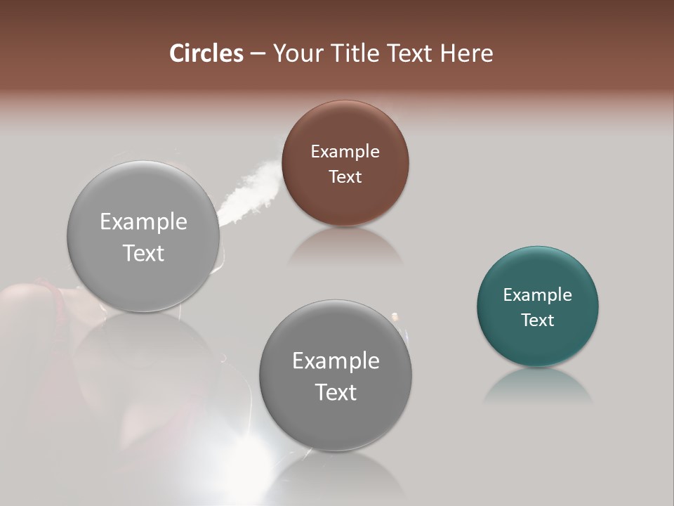 Nicotine Fashion Glamour PowerPoint Template