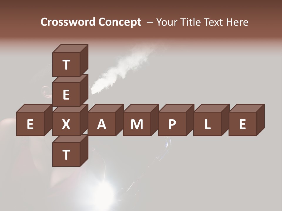 Nicotine Fashion Glamour PowerPoint Template