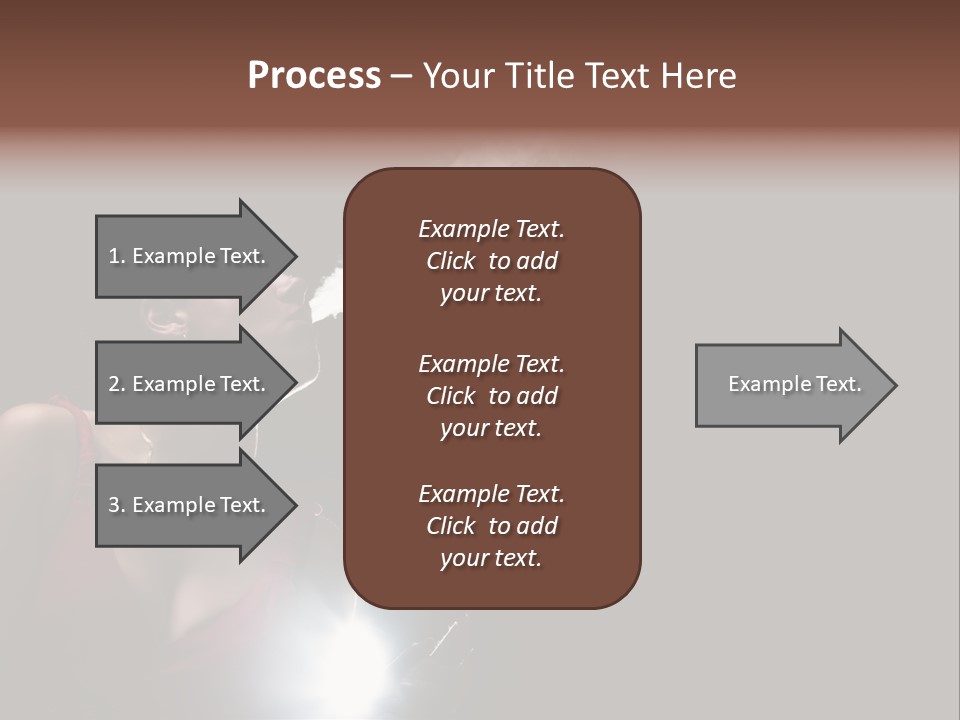 Nicotine Fashion Glamour PowerPoint Template