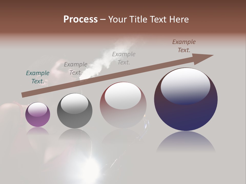 Nicotine Fashion Glamour PowerPoint Template