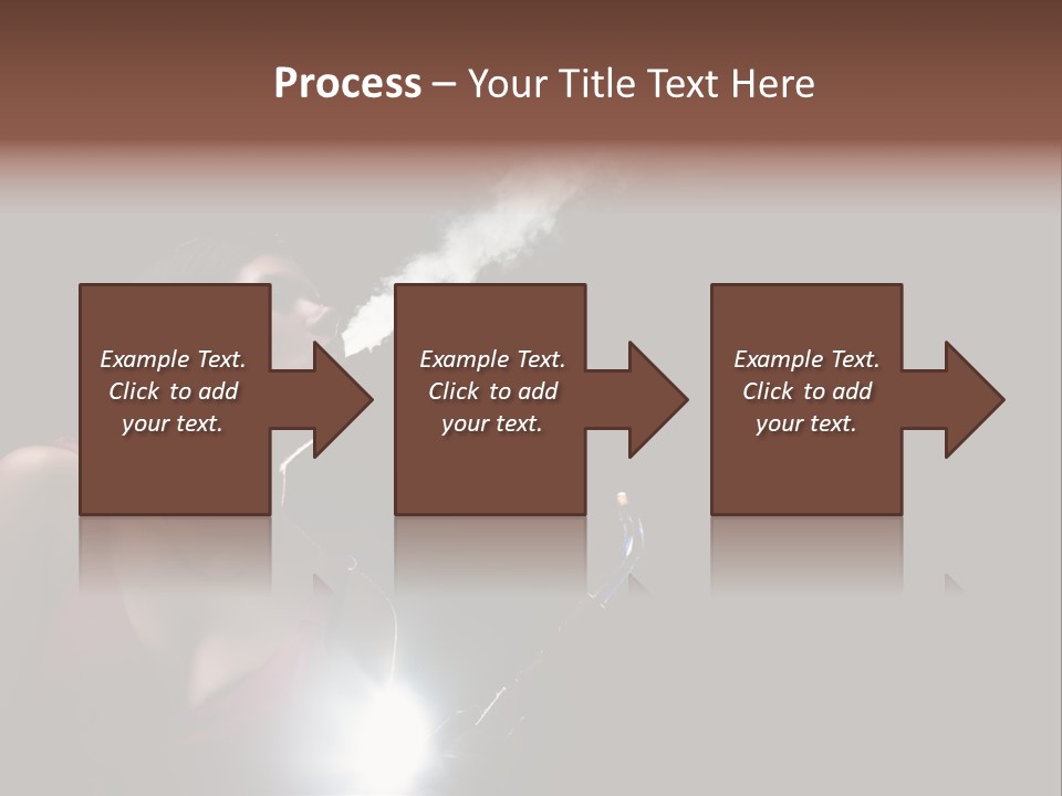 Nicotine Fashion Glamour PowerPoint Template