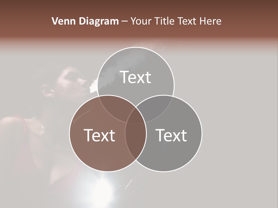 Nicotine Fashion Glamour PowerPoint Template