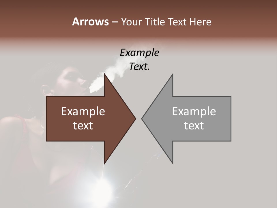 Nicotine Fashion Glamour PowerPoint Template