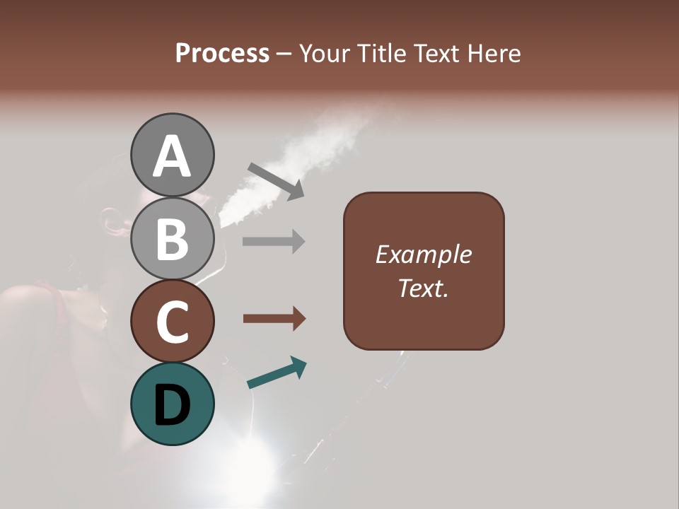 Nicotine Fashion Glamour PowerPoint Template