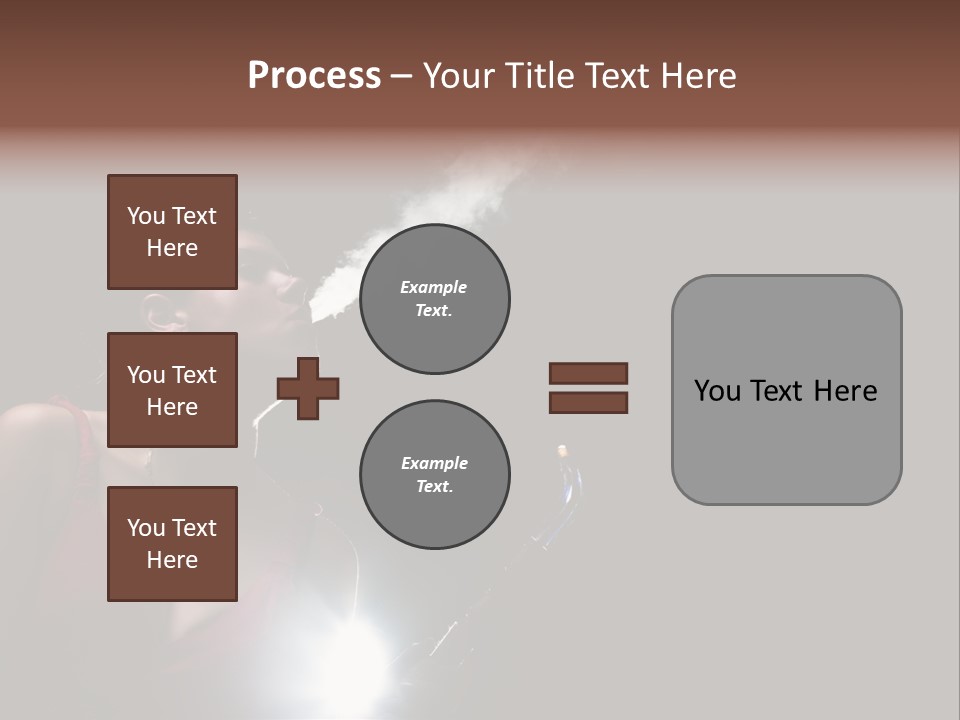 Nicotine Fashion Glamour PowerPoint Template