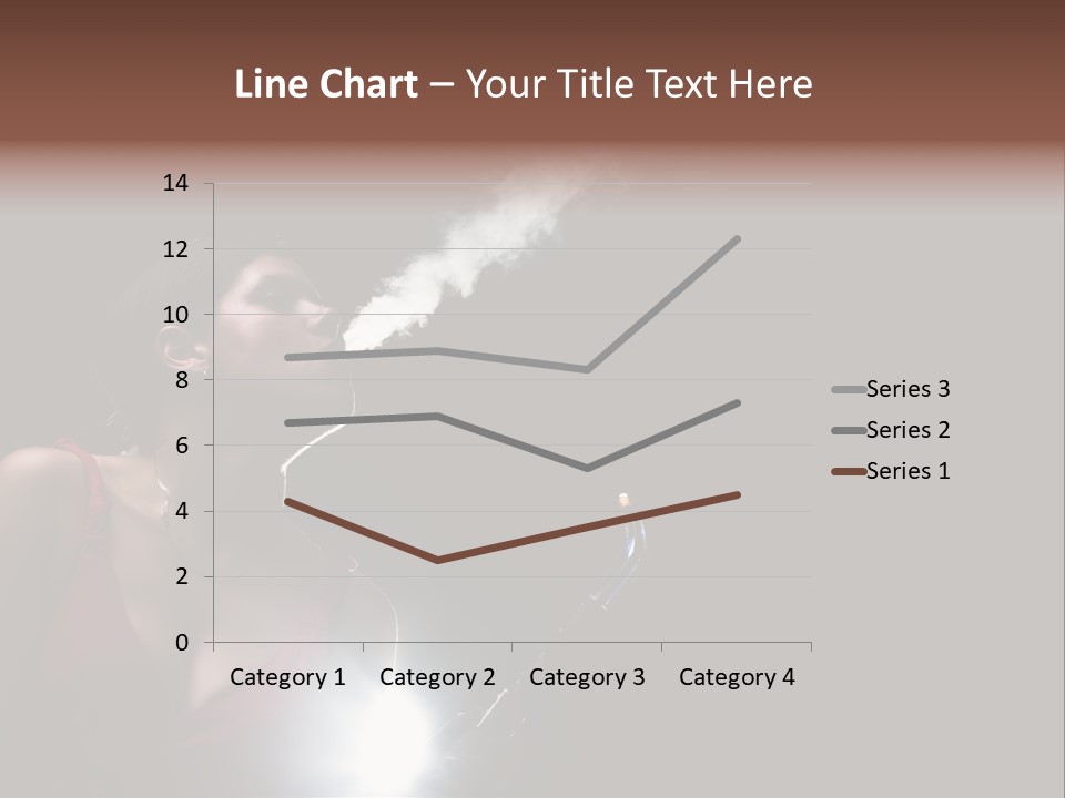 Nicotine Fashion Glamour PowerPoint Template