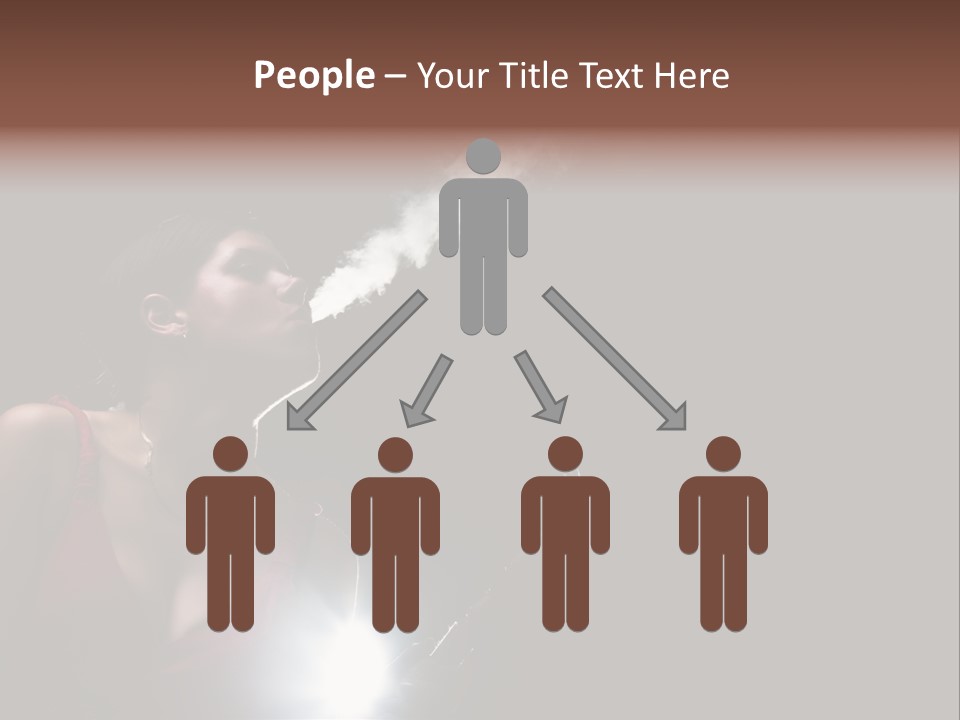 Nicotine Fashion Glamour PowerPoint Template