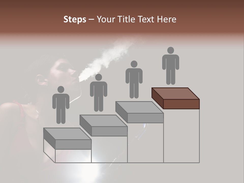 Nicotine Fashion Glamour PowerPoint Template