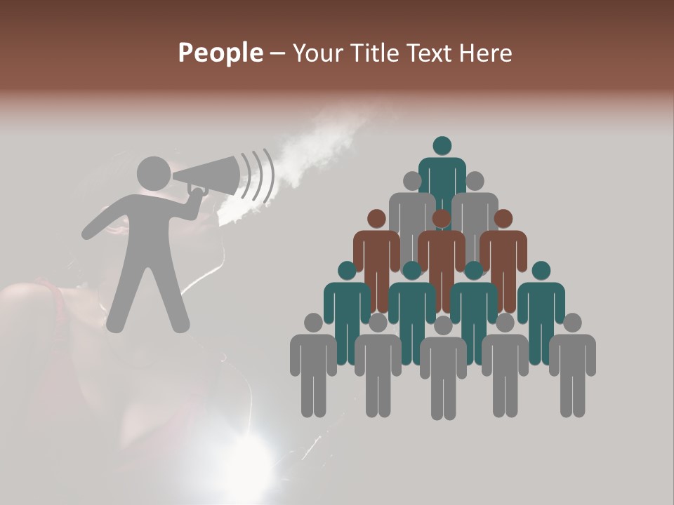 Nicotine Fashion Glamour PowerPoint Template