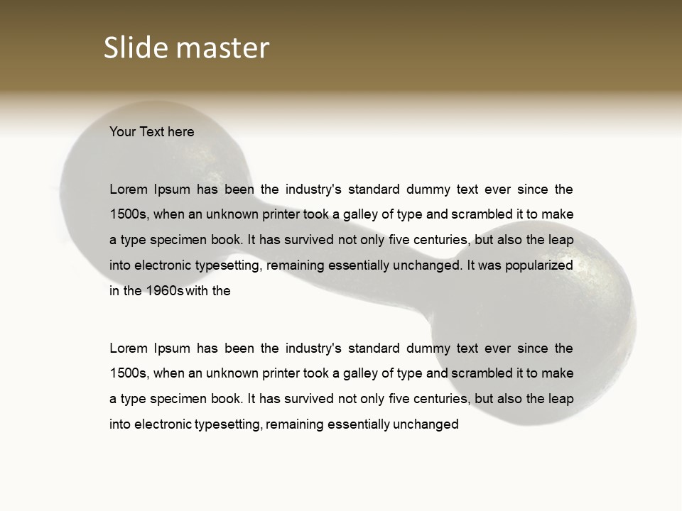 Icon Iron Isolated PowerPoint Template