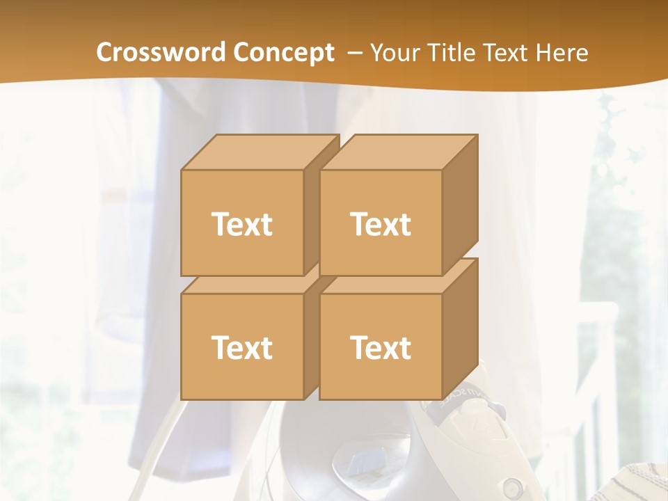 Wire White Cleaners PowerPoint Template