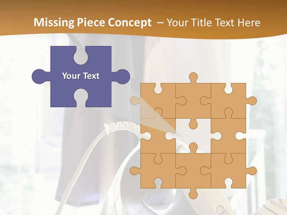 Wire White Cleaners PowerPoint Template