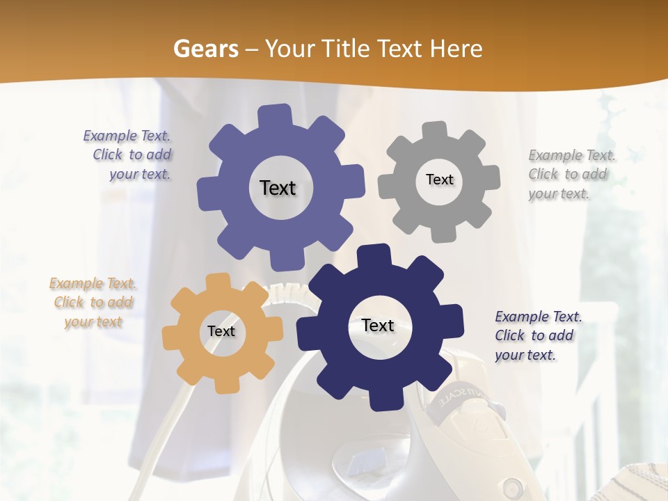 Wire White Cleaners PowerPoint Template