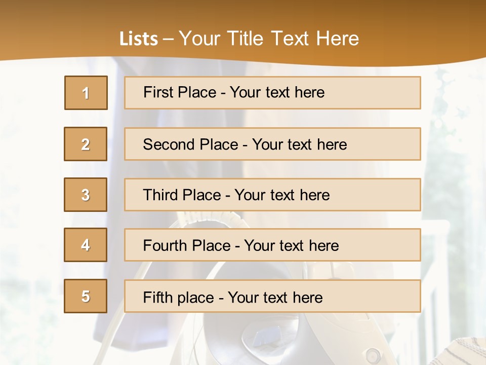 Wire White Cleaners PowerPoint Template