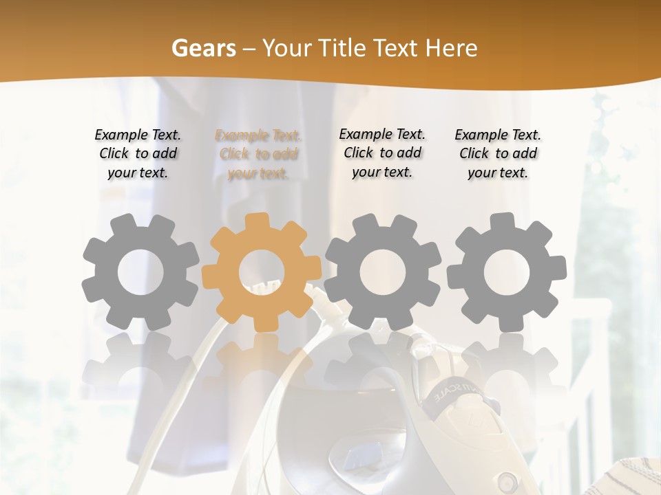 Wire White Cleaners PowerPoint Template