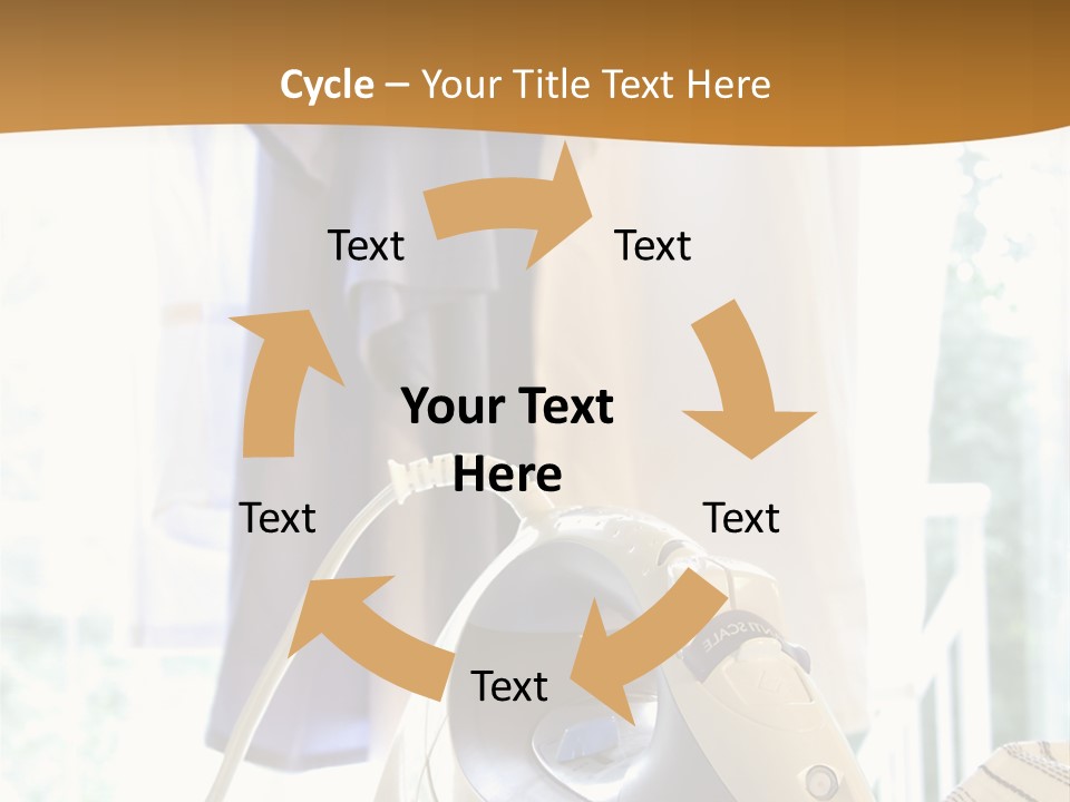 Wire White Cleaners PowerPoint Template