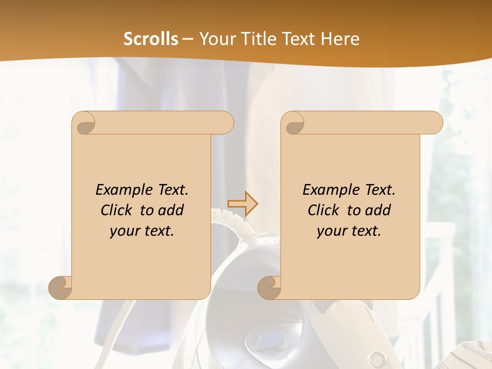 Wire White Cleaners PowerPoint Template