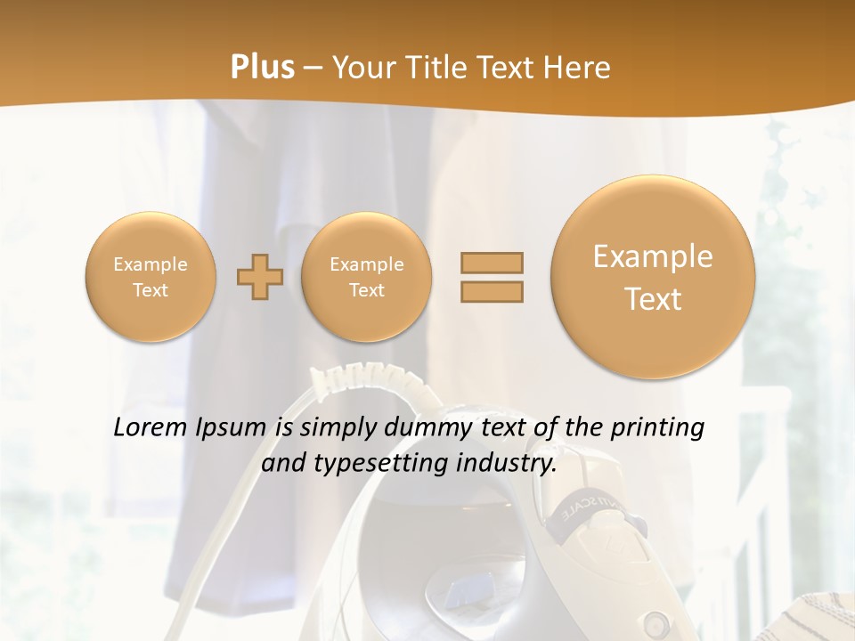 Wire White Cleaners PowerPoint Template