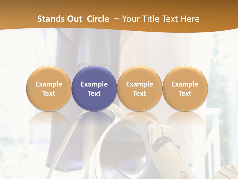 Wire White Cleaners PowerPoint Template