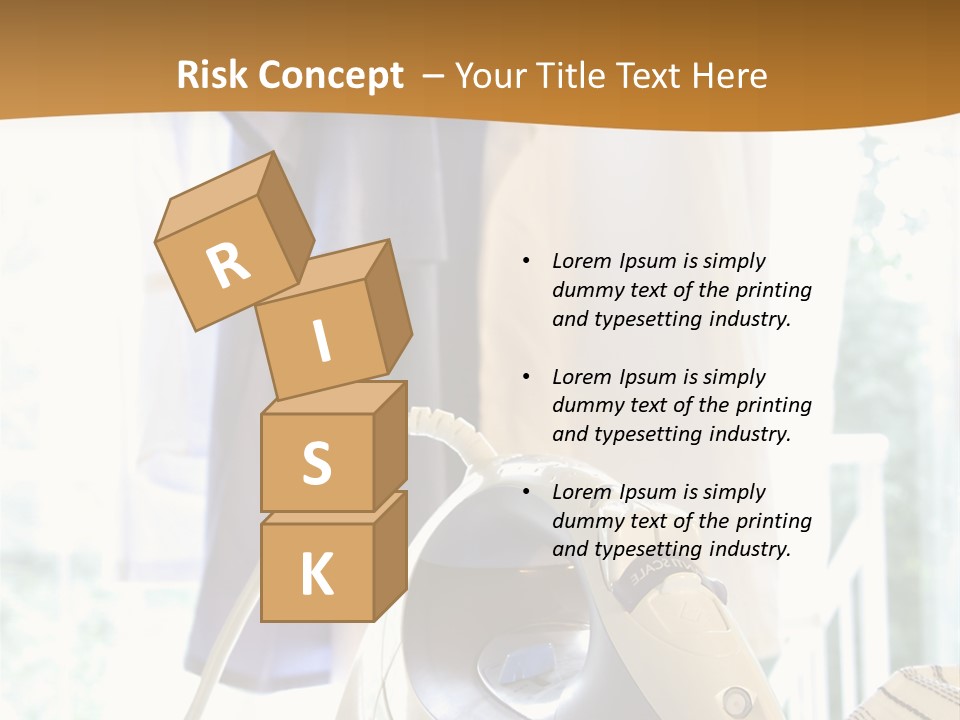 Wire White Cleaners PowerPoint Template