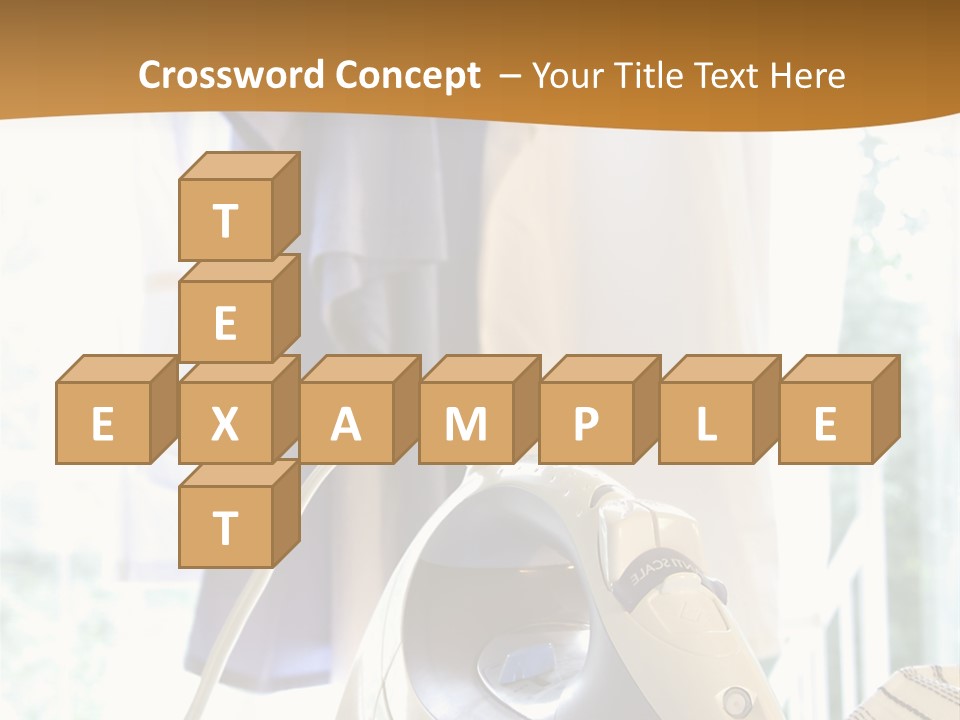 Wire White Cleaners PowerPoint Template
