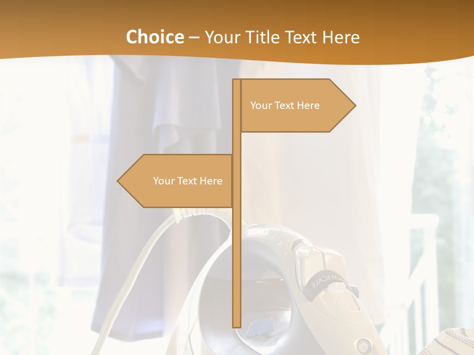 Wire White Cleaners PowerPoint Template