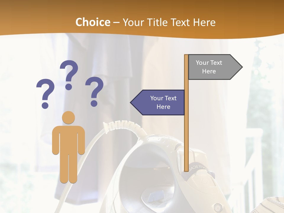 Wire White Cleaners PowerPoint Template