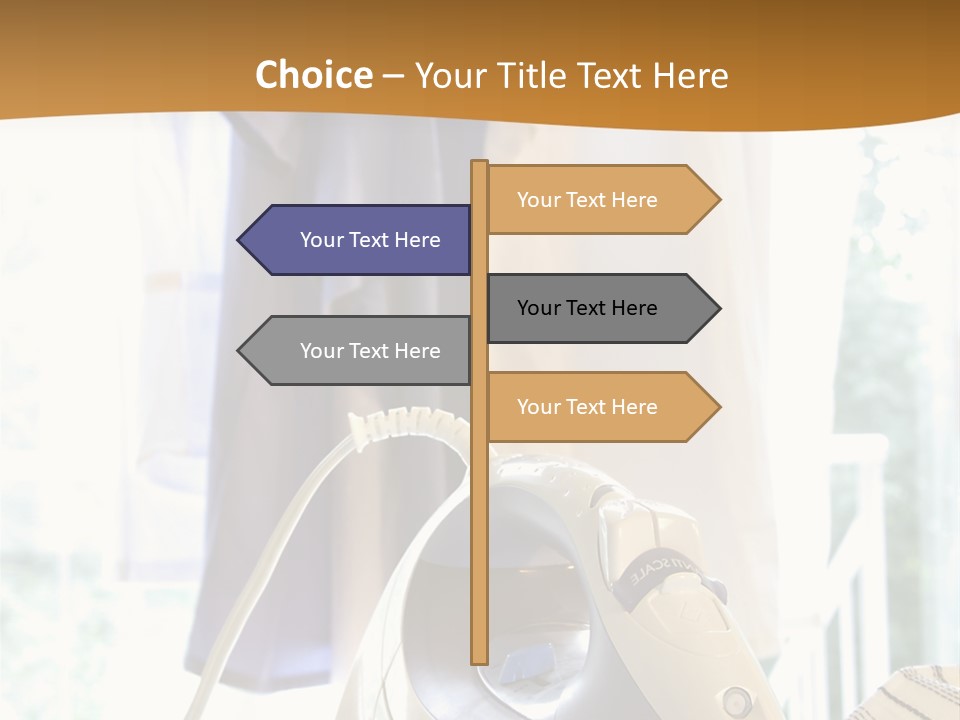 Wire White Cleaners PowerPoint Template