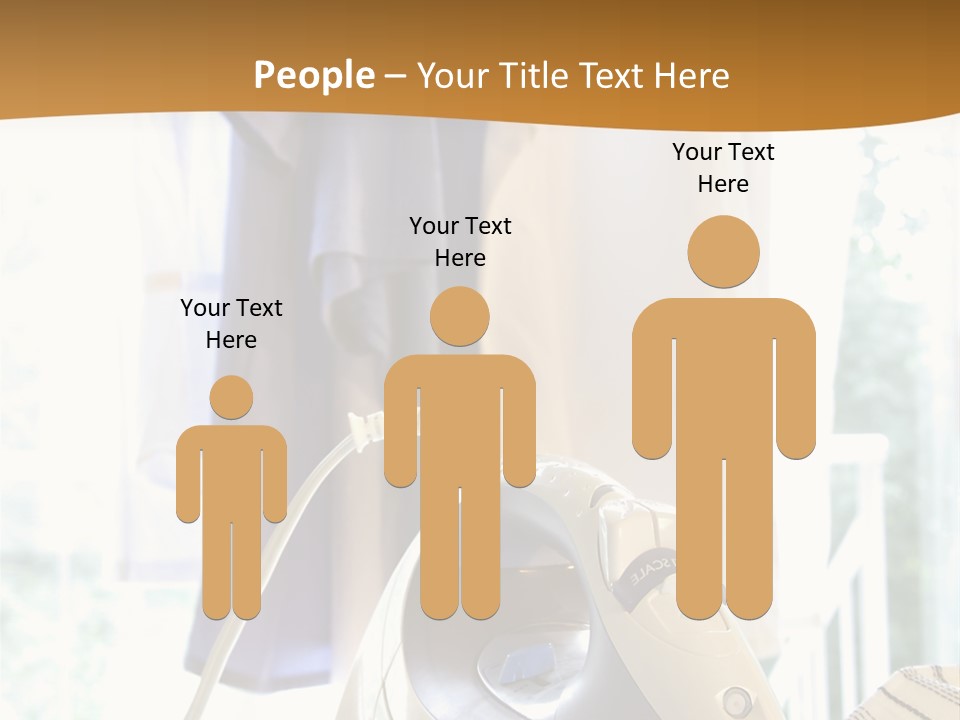 Wire White Cleaners PowerPoint Template