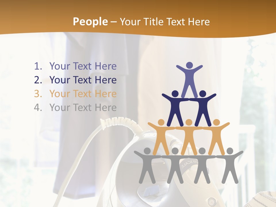 Wire White Cleaners PowerPoint Template